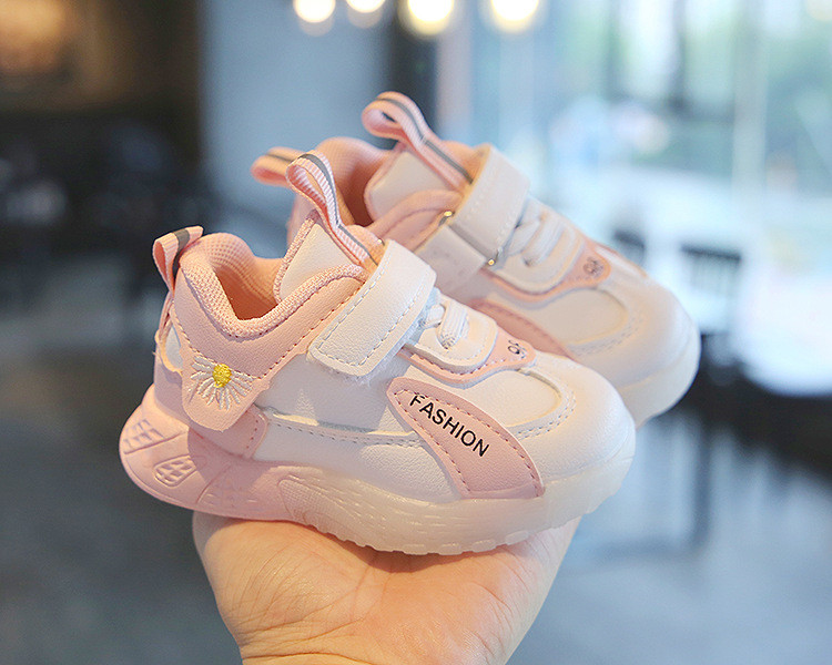 Кроссовки детские для малышей бело розовые р. 15-25 (ID#1570728824 ...