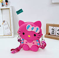 Большая детская сумочка силикон Hello Kitty 19*14*4 см