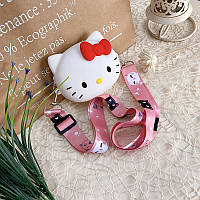 Детская сумочка силикон Hello Kitty. Детский кошелек силиконовый 11*9*3