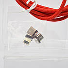 Кабель магнітний 3 в 1 Hoco U98 (Micro/Type-C/Lightning) Red, фото 8