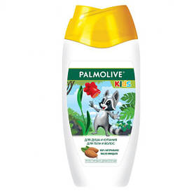 Дитячий гель для душу та купання палмолів Palmolive Kids для тіла та волосся, з мигдалем, 250 мл