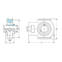 Корпус з підшипником UCT 209 D1 NSK