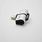Перехідник HOCO LS20 Lightning to Lightning Adapter Silver, фото 7