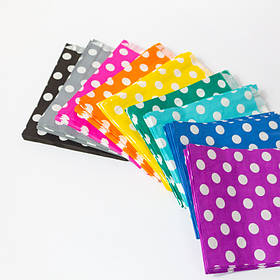 Крафт подарункові пакети кольорові 170*30*230 мм упаковка 108 шт Маленькі Набір пакетів подарункових паперових