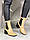 Жіночі демісезонні черевики на підборах 36-40 р світлий капучіно, фото 8