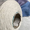 Пряжа в бобіні альпака Art. Mito Filatura di Pollone 520м/100г колір Холодний білий, фото 2