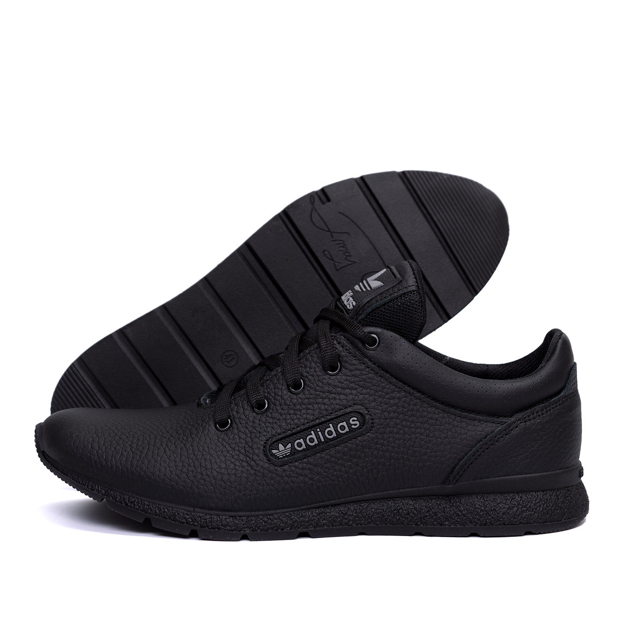 Чоловічі шкіряні кросівки Black