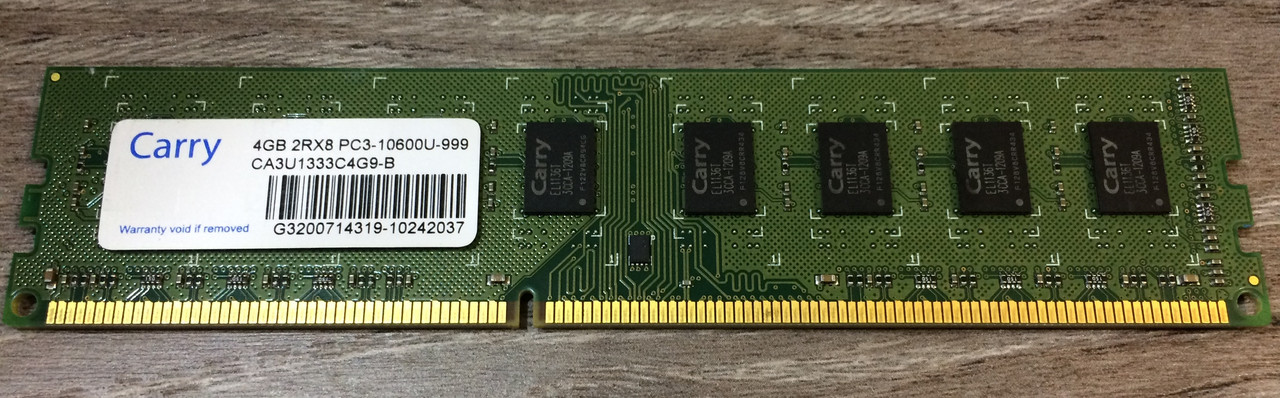 4GB DDR3 1333MHz PC3 10600U 2Rx8 RAM Оперативна пам'ять Різні