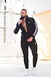 Спортивний костюм чоловічий олімпійка +штани чорний весна Київ, фото 3
