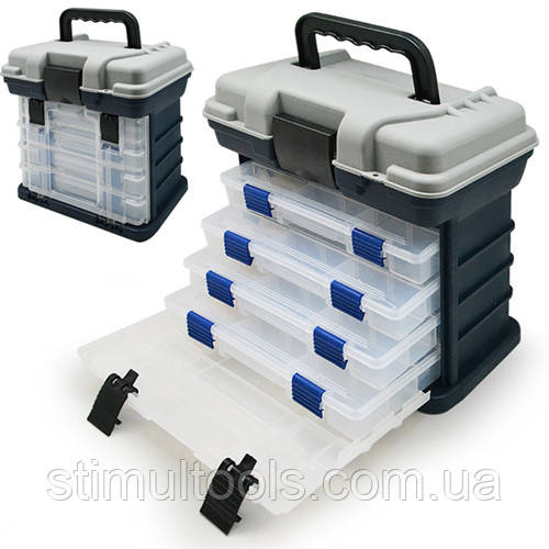 Ящик для снастей Stenson 5 секций 24*17.5*26.5 см, фото 1