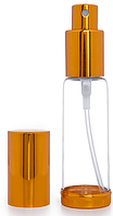 Стеклянный атомайзер для парфюма Gio 30 мл флакон-распылитель спрей для духов золото