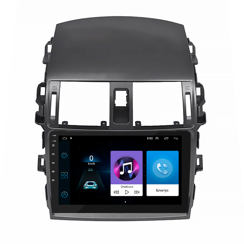 Штатна магнітола Lesko для Toyota Corolla (2010-2013г.) 9" 1/16GB Wi-Fi Optima GPS Android Тойота