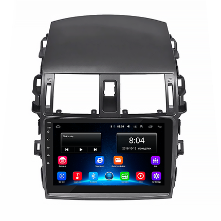 Штатна магнітола Lesko для Toyota Corolla (2010-2013гг.) 9" 2/32Gb Wi-Fi Optima GPS Android Тойота, фото 1