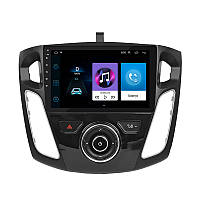 Штатная магнитола Lesko для Ford Focus III 2011-2015 экран 9" 1/16Gb/ Wi-Fi Optima GPS Android форд фокус