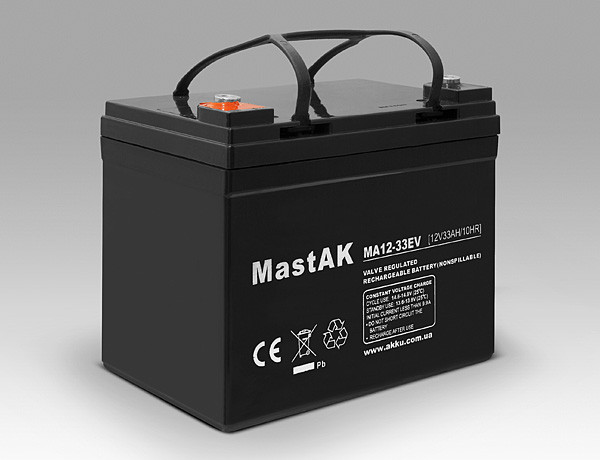 Акумулятор MastAK MA12-33EV (12v 33Ah), фото 1
