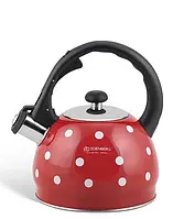 Чайник зі свистком 2 л із неіржавкої сталі Edenberg EB-1922 Чайник для індукційної плити Чайник газовий