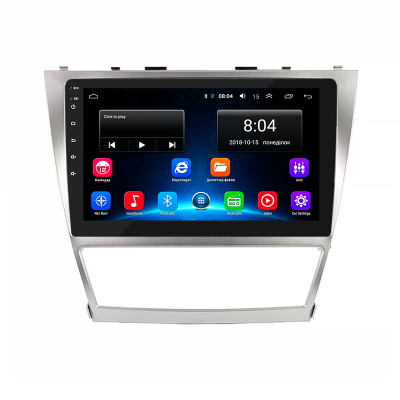 Штатна магнітола Lesko для Toyota Camry VI (XV40) Рестайлінг 2009-2011 10" 2/32Gb/ Wi-Fi Optima GPS Android