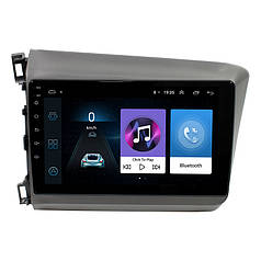 Штатна магнітола Lesko для Honda Civic IX 2011-2015 екран 9" 1/16Gb Base Wi-Fi GPS Android