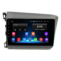 Штатная магнитола Lesko для Honda Civic IX 2011-2015 экран 9" 2/32Gb/ Wi-Fi Optima GPS Android Хонда цивик