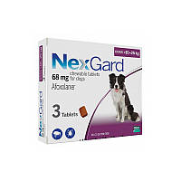 Merial NexGard (Нексгард) Таблетки от блох и клещей для собак весом от 10 до 25 кг упак\3шт