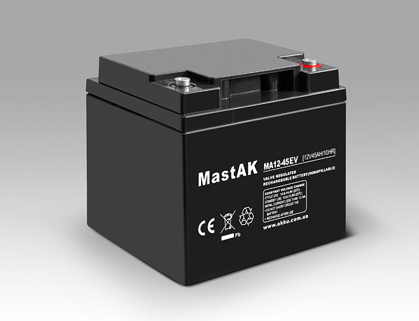 Акумулятор MastAK MA12-45EV (12v 45Ah), фото 1