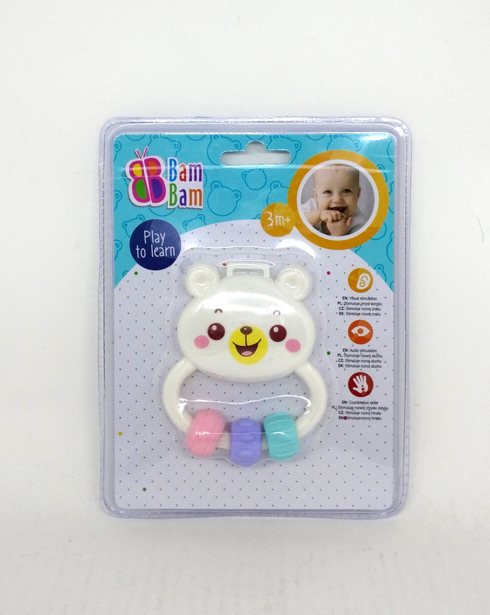 Брязкальце Ведмедик, Bam Bam, 414225