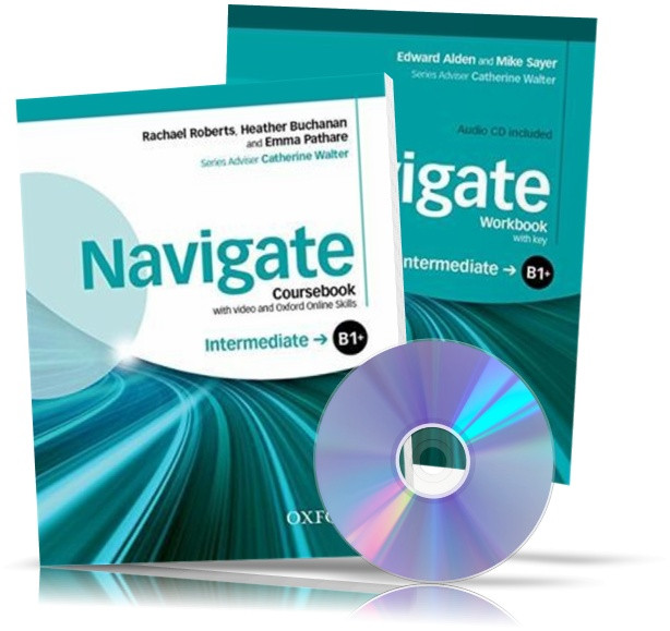 Navigate B1 + Intermediate, Coursebook + Workbook / Підручник + Зошит (комплект з дисками) англійської мови