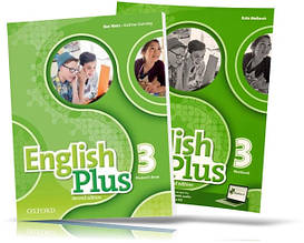 English Plus 3, student's book + Workbook / Підручник + Зошит англійської мови