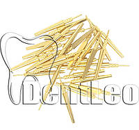 ШТИФТИ ЛАТУННІ ІЗ ШТЕКЕРНОЮ ГОЛКОЮ 2.2 Х 28 MM