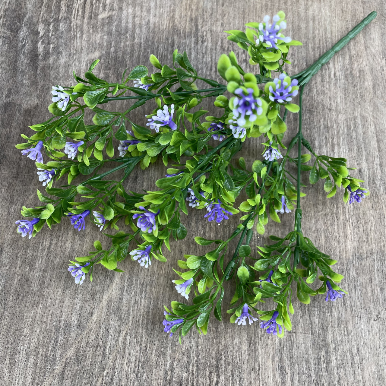 Букет евкаліпт пластик із ягодою 35 см синій, фото 1