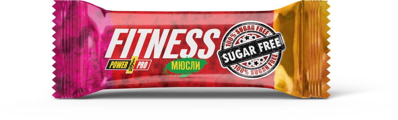 Батончик Power Pro Fitness Мюслі 50 г Без цукру