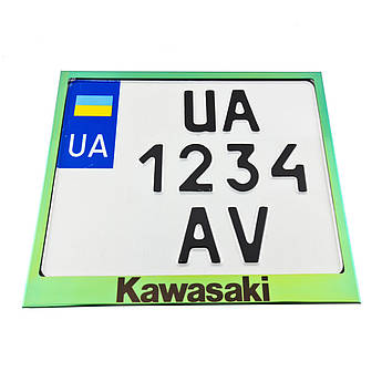 Рамка для монономера Kawasaki green метал