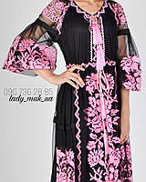 Дизайнерское женское вышитое платье LADY-MAK