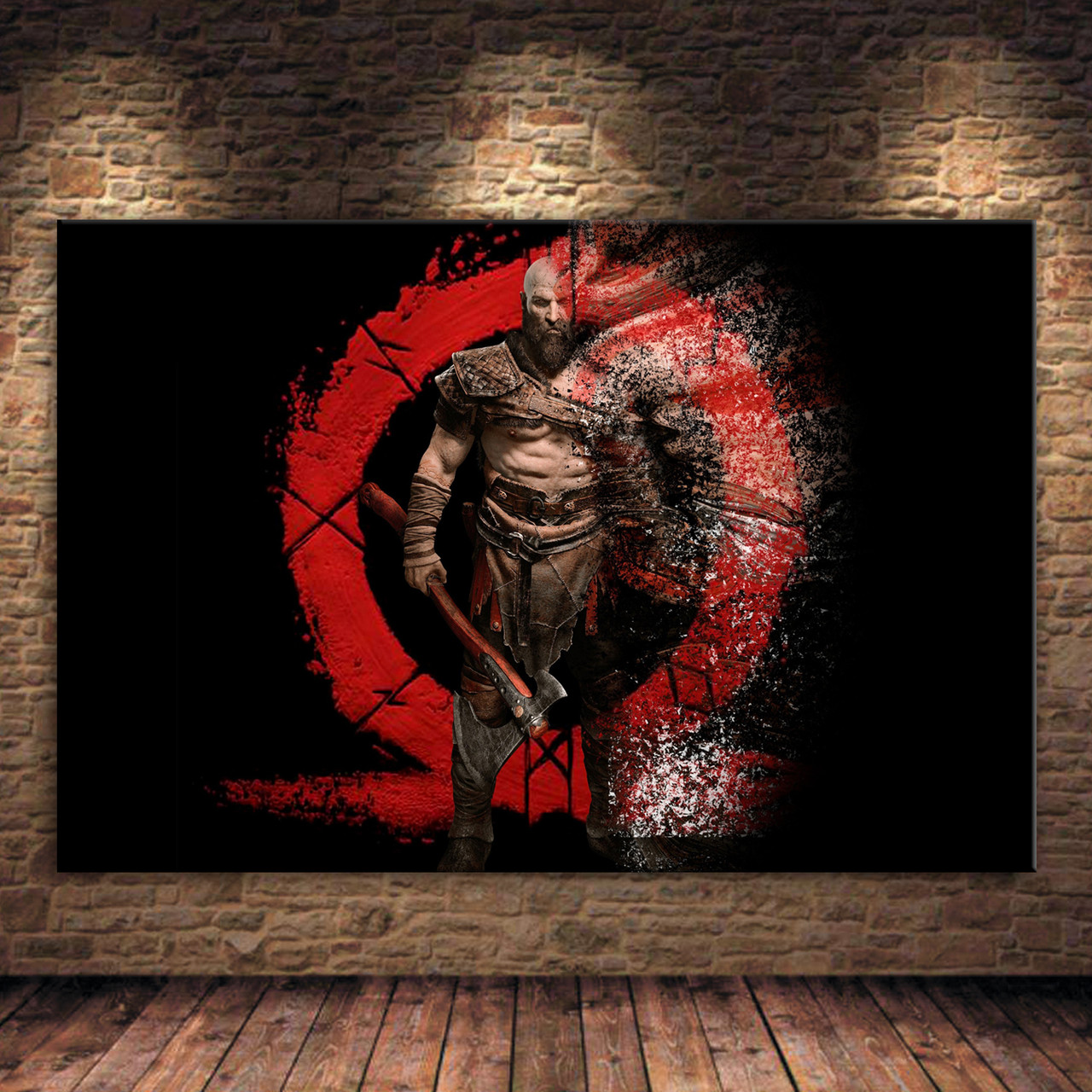 Картина на полотні Крастос, Бог Війни, God of War, фото 1