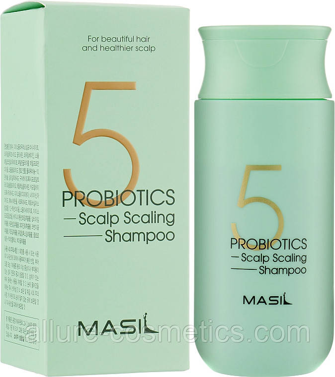 Глибокоочищуючий шампунь для волосся з пробіотиками Masil 5 Probiotics Scalp Scaling Shampoo 150ml