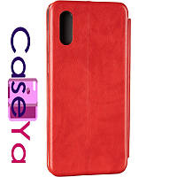 Чехол книжка для телефона Samsung A02 красный \ Чехол книжка на магните Samsung A022 красный (есть отдел крат)