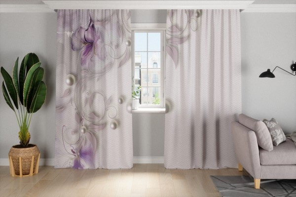 Фотоштори до зали, до спальні, на кухню Квіткова ніжність, фото 1