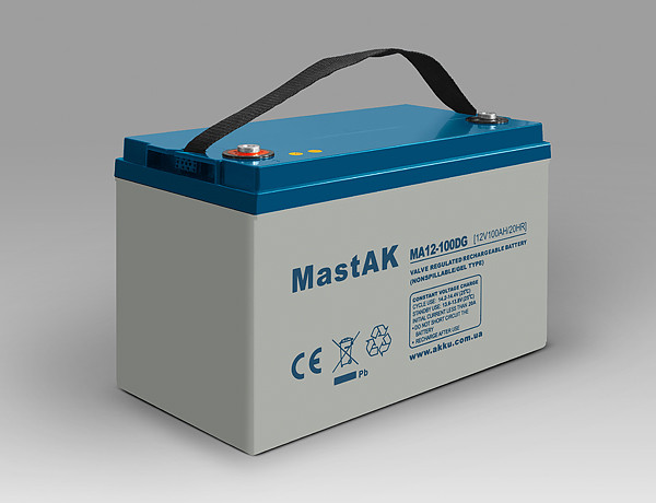 Акумулятор гелевий MastAK MA12-100DG ( 12v 100Ah ), фото 1