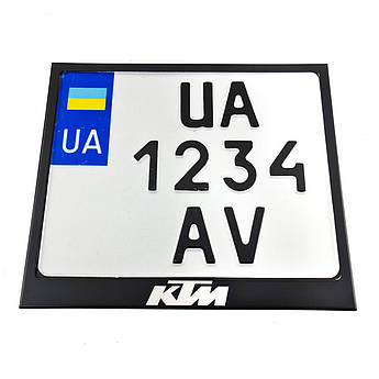 Рамка для монономера KTM black метал