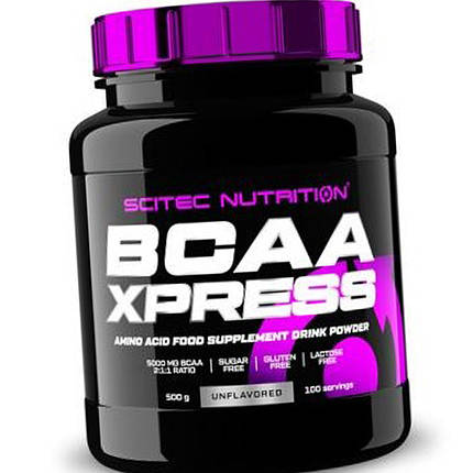 BCAA амінокислоти Бсаа Scitec BCAA XPRESS 500 г без смаку, фото 2