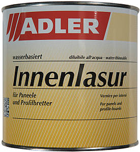 Тонкошарова лазур Adler Innenlasur UV 100 для дерева на водній основі для внутрішнього оздоблення