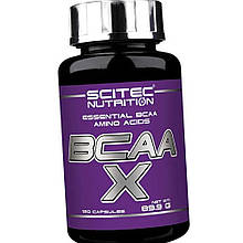 BCAA амінокислоти Бсаа Scite BCAA X 120 капс