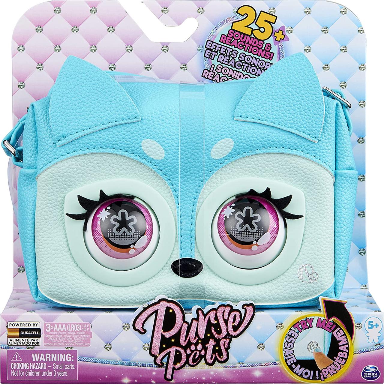 Інтерактивна сумочка вихованець Purse Pets з оченятами Леолюкс Блуфокси 6064256