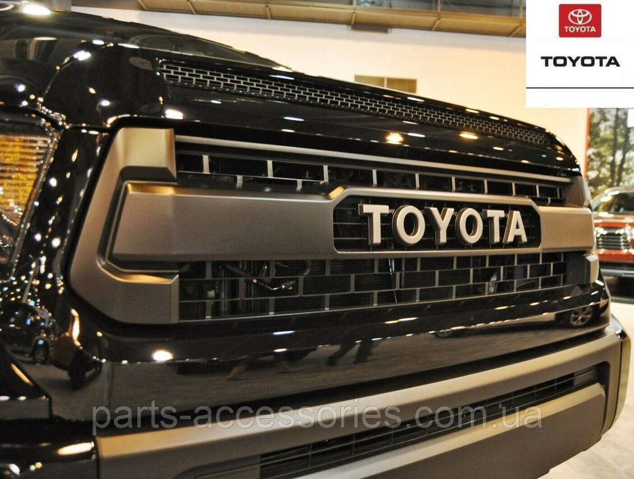 Toyota Tundra 2014-2017 Решітка радіатора TRD PRO Чорна Нова Оригінал