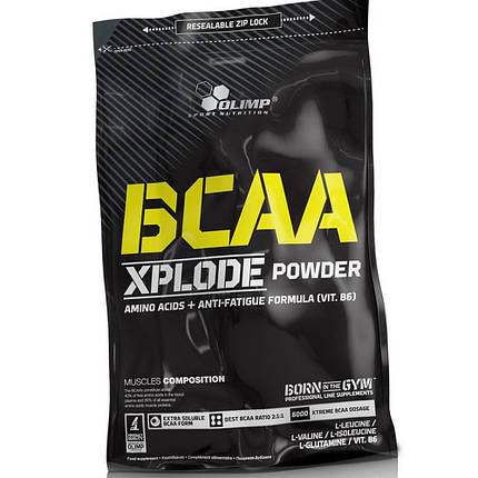 Амінокислоти BCAA Olimp BCAA Xplode 1 кг Фруктовий пунш, фото 4