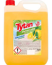 Універсальний засіб для миття Tytan концентрат лимон 5л