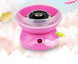 Апарат для солодкої вати Cotton Candy Maker + палички в подарунок Рожевий, фото 2
