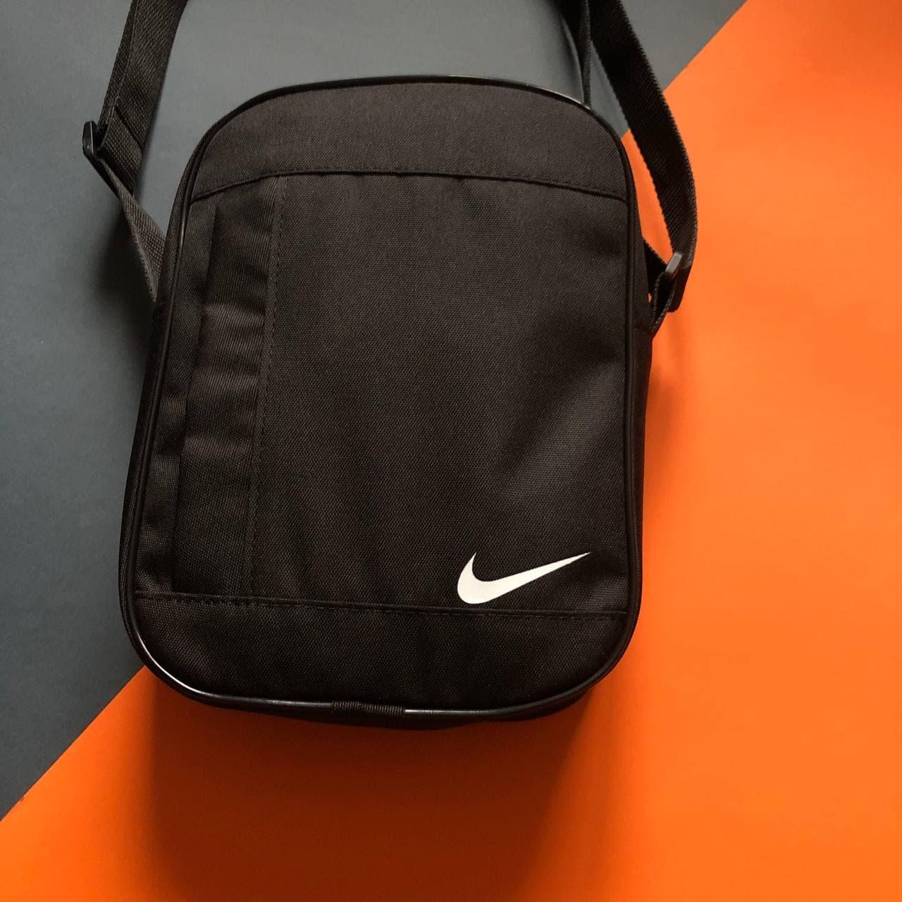 Барсетка Nike чорна чоловіча Сумка через плече Найк Сумка Nike - фото 2 - id-p1571028489