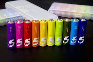 Батарейки Xiaomi ZMi Rainbow AAA batteries 10 шт ZI7 Rainbow NQD4001RT, фото 2