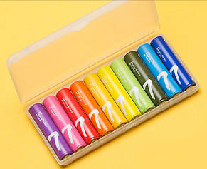 Батарейки Xiaomi ZMi Rainbow AAA batteries 10 шт ZI7 Rainbow NQD4001RT, фото 2